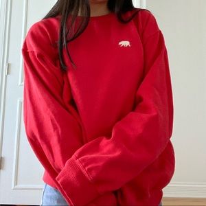 brandy melville erica bear sweatshirt